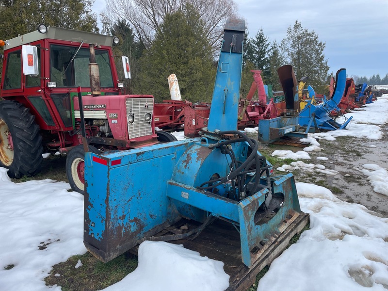 Astron Snow Blower 7ft - Hydraulic Drive & Double Auger - Skid Steer + Quick Attach